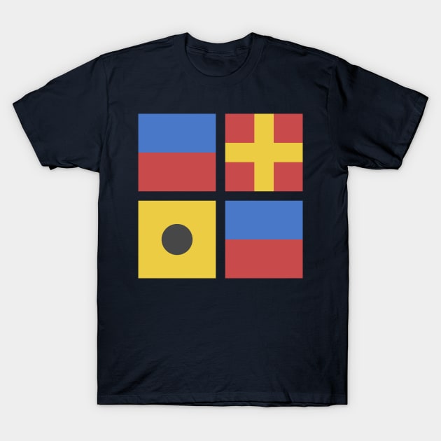 Erie Flag Shirt T-Shirt by mbloomstine